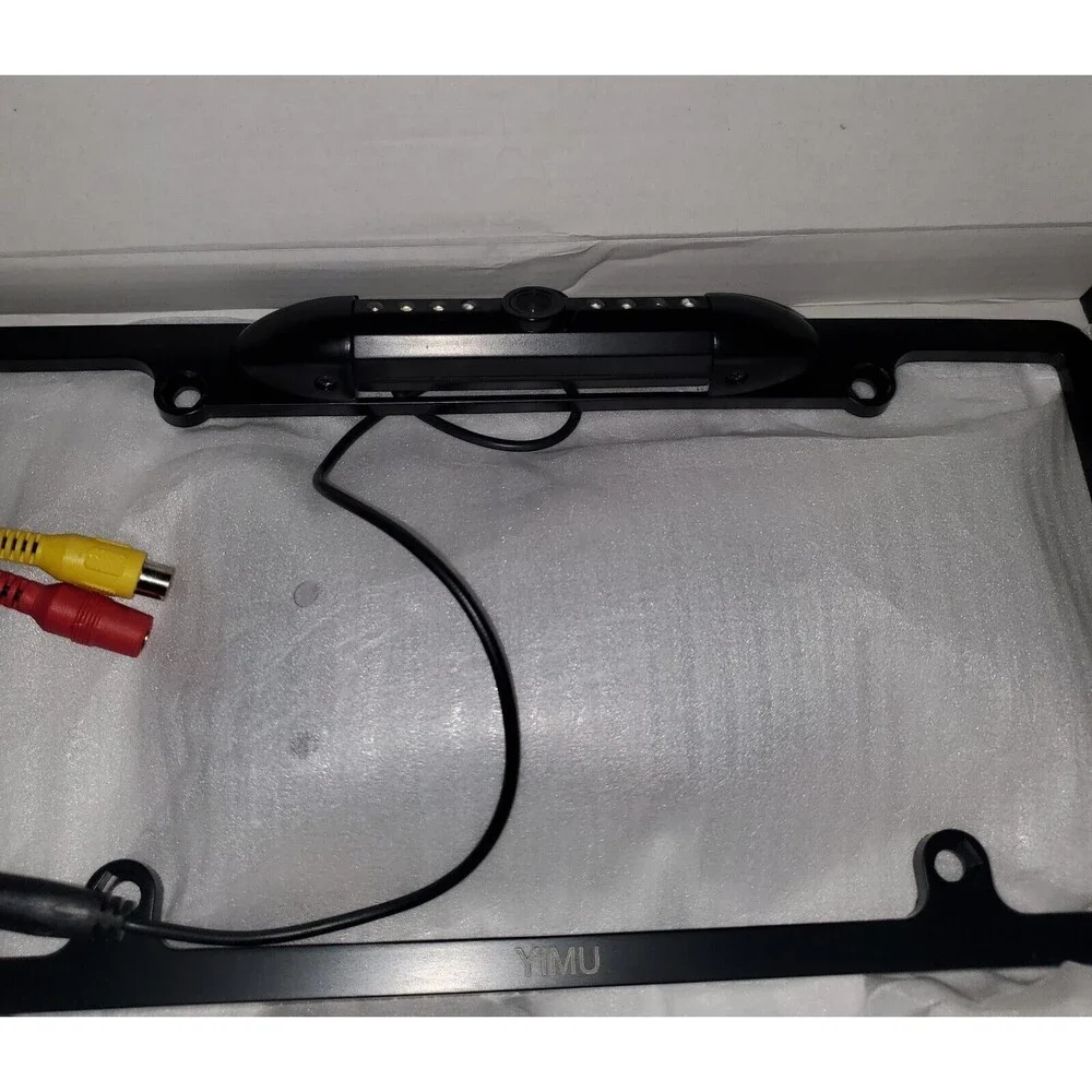 YIMU License Plate Frame Backup Camera HD Rear View Reverse Camera with 7 LED... - Picture 6 of 9